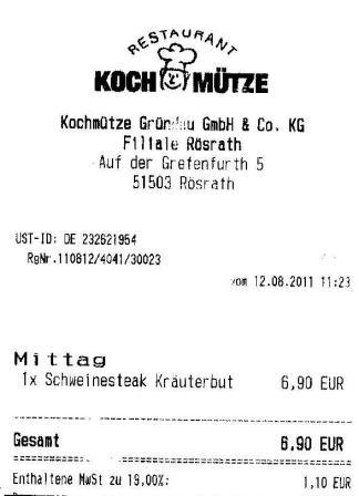 nvib H�ffner Kochm�tze Restaurant